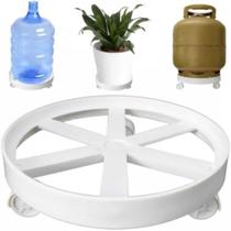 Suporte Botijão de Gás, Com Rodinhas Giratórias 360 Para Plantas Galão Agua Reforçado Suporte Botijão de Gás, Com Rodinhas Giratórias 360 Para Plantas Galão Agua Reforçado