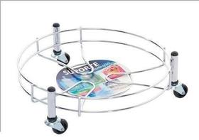Suporte Botijao GAS, Galao de Agua 20 LTS AÇO, Rodizio
