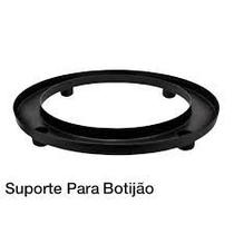 Suporte botijão plástico preto sem rodinhas