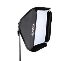 Suporte Bowens dobrável Softbox Godox 80x80cm de configuração rápida