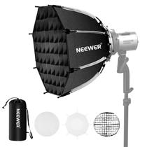Suporte Bowens octogonal Softbox Neewer NS1P de 45 cm para iluminação de estúdio