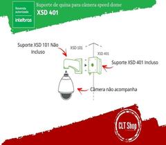 Suporte Bracket De Quina Para Speed Dome Xsd 401 Intelbras