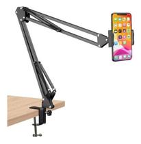 Suporte Braço Articulado Cama Mesa Pedestal Webcam E Celular Suporte Braço Articulado Cama Mesa Pedestal Webcam E Celular