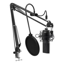 Suporte Braço Articulado E Pop Filter Para Microfone Liverpool