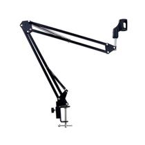 Suporte Braço Articulado Microfone Mesa Condensador Cor:Preto