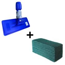 Suporte Bralimpia Limpa Tudo Azulejo Parede +10 Fibras Verde Suporte Bralimpia Limpa Tudo Azulejo Parede +10 Fibras Verde