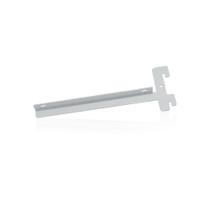 Suporte Branco de 20 Cm Com Aba Direita Inverso Para Trilho Cremalheira Suporte Branco de 20 Cm Com Aba Direita Inverso Para Trilho Cremalheira