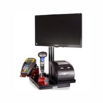 Suporte Branco para Monitor com Rotação em 180 , Máquina de Cartão, Leitor de Código de Barra e Impressora Fiscal Nodus Brasil Suporte Branco para Monitor com Rotação em 180 , Máquina de Cartão, Leitor de Código de Barra e Impressora Fiscal Nodus Brasil