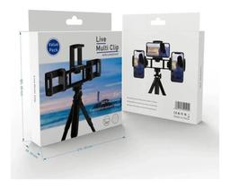 Suporte C/ Tripé Value Pack Live Multi Clip 3 Em 1/ 360 - Multi Live Clip