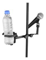 Suporte C10 Ask Duplo Para Microfone E Bebida No Pedestal