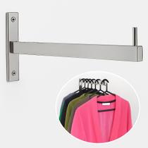 Suporte Cabide Arara de Parede Porta Roupa 40cm Inox 304 Ref. Ca4020 Suporte Cabide Arara de Parede Porta Roupa 40cm Inox 304 Ref. Ca4020