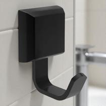 Suporte cabide cabideiro gancho luxo preto