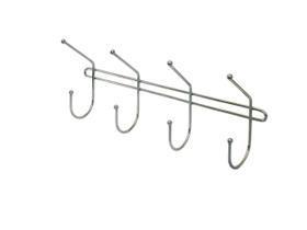Suporte Cabide Multiuso P/ Parede 8 Ganchos Toalha Utensílio Suporte Cabide Multiuso P/ Parede 8 Ganchos Toalha Utensílio