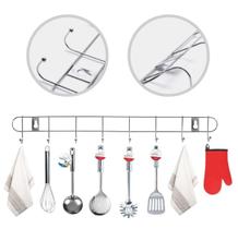 Suporte Cabideiro de Porta com 8 Ganchos para Roupas Toalhas Bolsas Organizador Quarto Banheiro Suporte Cabideiro de Porta com 8 Ganchos para Roupas Toalhas Bolsas Organizador Quarto Banheiro