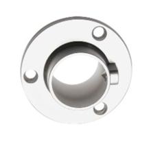 Suporte Cabideiro Flange C/Trava P/Tubo Redondo 25mm 02 Pçs + Parafusos - Hardt