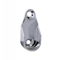 Suporte cabideiro oblongo zamac cromado kit com 20 unidades