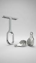 Suporte Cabideiro Oval com Fixadores Suporte Cabideiro Oval com Fixadores