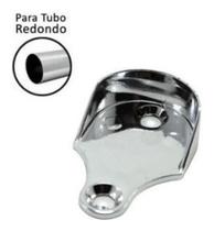 Suporte Cabideiro P/ Tubo Redondo Lateral Cromado Kit 06 Pçs Suporte Cabideiro P/ Tubo Redondo Lateral Cromado Kit 06 Pçs