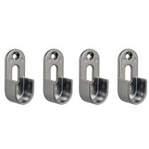 Suporte Cabideiro Tubo Oblongo Oval Armário Guarda Roupa