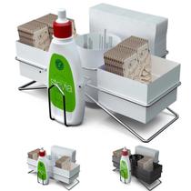 Suporte Café Porta Sachês De Chás Açúcares Colheres Aço