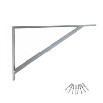 Suporte Cantoneira de Parafusar Ferro Chato 50x34cm Reforçado nv455