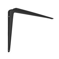 Suporte Cantoneira L para Prateleiras 15x20cm Preto 25kg