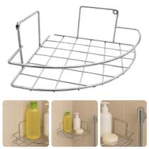 Suporte Cantoneira Simples Banheiro De Canto Parede Porta Shampoo Prateleira Condicionador Banheiro