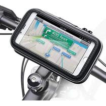 Suporte Capa Celular 5,5p Prova D'água Gps Moto Bike 360º
