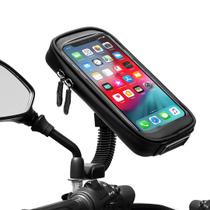 Suporte Capa Celular A Prova D'água 6.3 '' Gps Moto No Retrovisor