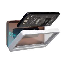 Suporte Capa de Celular Adesivado na Parede Box Banheiro Chuveiro Banho A Prova Dágua Impermeável Anti Embaçamento Sensível ao Toque Universal Suporte Capa de Celular Adesivado na Parede Box Banheiro Chuveiro Banho A Prova Dágua Impermeável Anti Embaçamento Sensível ao Toque Universal