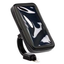 Suporte Capa Gps Celular Moto Scooter Fixação Retrovisor 6,3 Polegadas