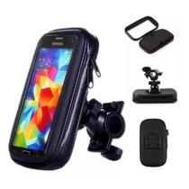 Suporte Capa Porta Celular GPS Guidão Bike Bicicleta Moto Case Impermeável 360 A Prova D' Água