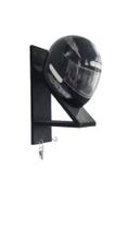 Suporte Capacete Moto De Parede Com Porta Chaves