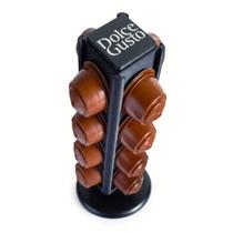 Suporte Cápsula Dolce Gusto Vertical Rotativo Luxo Giratório Cor:Preto Suporte Cápsula Dolce Gusto Vertical Rotativo Luxo Giratório Cor:Preto