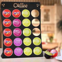 Suporte Capsulas Dolce Gusto Mesa 20 Capsulas Preto Fosco