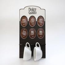 Suporte Cápsulas E Porta Xícaras Café Dolce Gusto P/ Bancada - AMB Decor