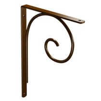 Suporte Caracol Reitz 20x20 Marrom C/ Parafuso Suporte Caracol Reitz 20x20 Marrom C/ Parafuso