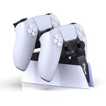 Suporte Carregador Duplo de Controle Dual Sense Base Compatível com PS5 Playstation 5