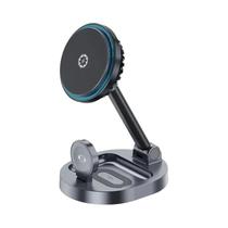 Suporte Carregador Sem Fio Magnético Para iPhone 15 14 13 12 Pro, IWatch 8 7, Airpods, Dock Dobrável