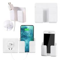 Suporte Carregar Celular Parede Tomada Sem Furos Adesivo