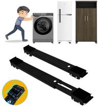 Suporte Carrinho Com Rodinhas Base Ajustável Máquina Lavar Geladeira Móveis Fogão Lava Louças Linha Premium Suporte Carrinho Com Rodinhas Base Ajustável Máquina Lavar Geladeira Móveis Fogão Lava Louças Linha Premium