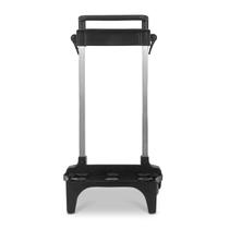 Suporte carrinho mochila 30 cm rodinha silicone escolar preto Suporte carrinho mochila 30 cm rodinha silicone escolar preto