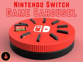Suporte Carrossel para Jogos Nintendo Switch 3d com rolamento abec