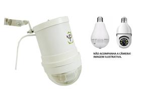 Suporte Case Camera Lampada Wifi Prova D'agua Externo V380 - Prime At