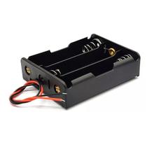 Suporte Case Para 3 Baterias 18650 em série com fios