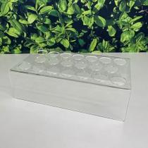 Suporte Casquinha Cone Trufado Temaki em Acrilico 20 Furos