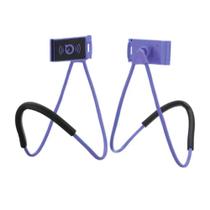 Suporte Celular Articulado de Pescoco Selfie Cama, Mesa e Sofa Roxo