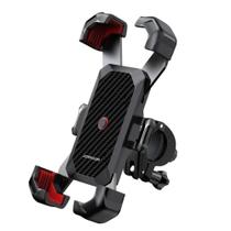 Suporte Celular Bicicleta Moto Guidão Ajustável Rotação 360 Graus Universal Seguro