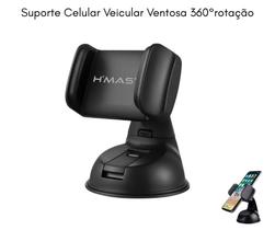 Suporte Celular Carro Veicular Ventosa 360 rotação