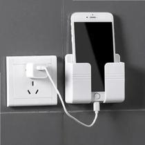 Suporte Celular Controle Remoto Organizador Adesivo Branco